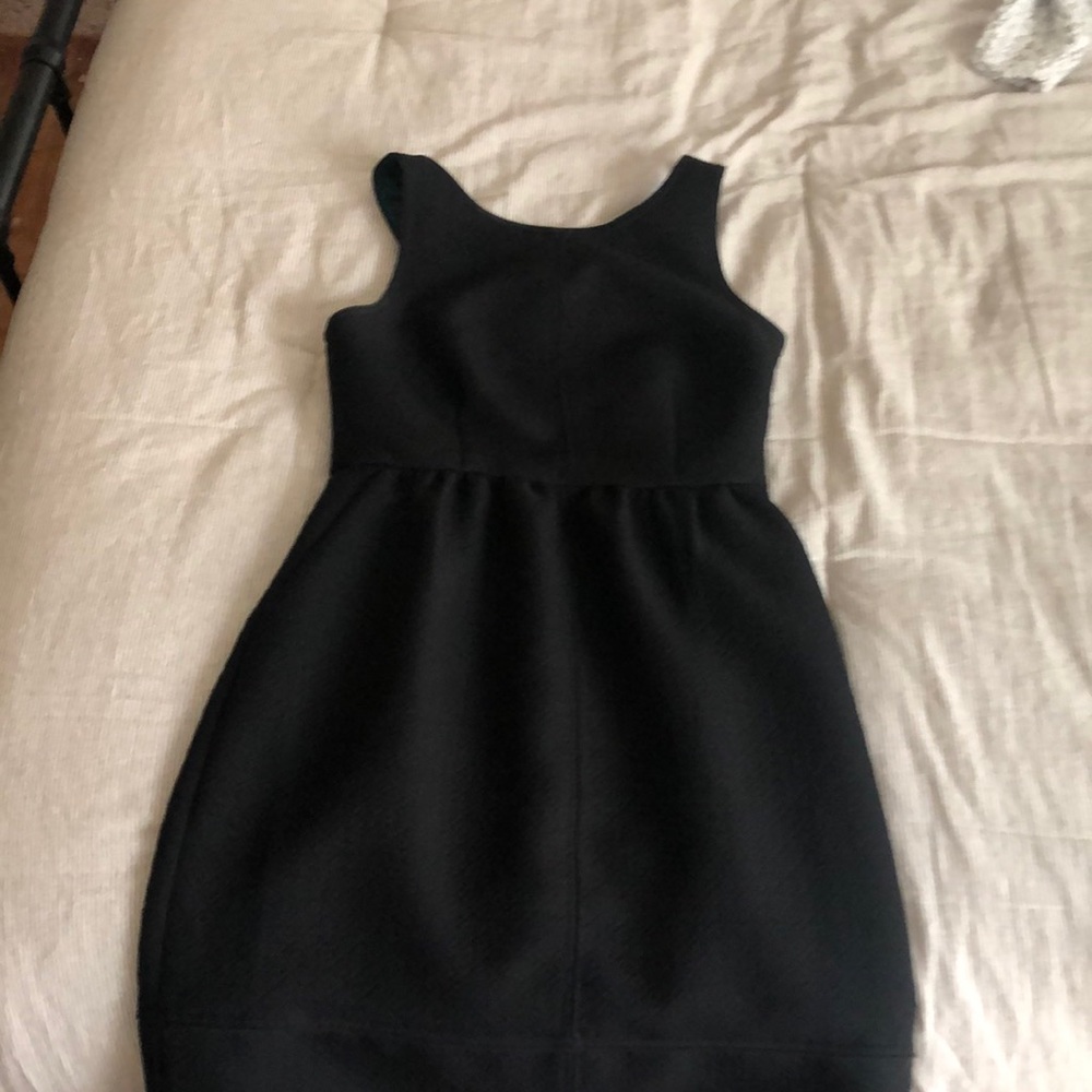 Black Anthropologie Dress. Cross-cross back.